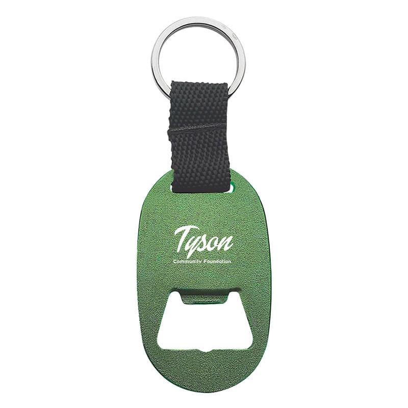 Metal Key Tag With Bottle Opener