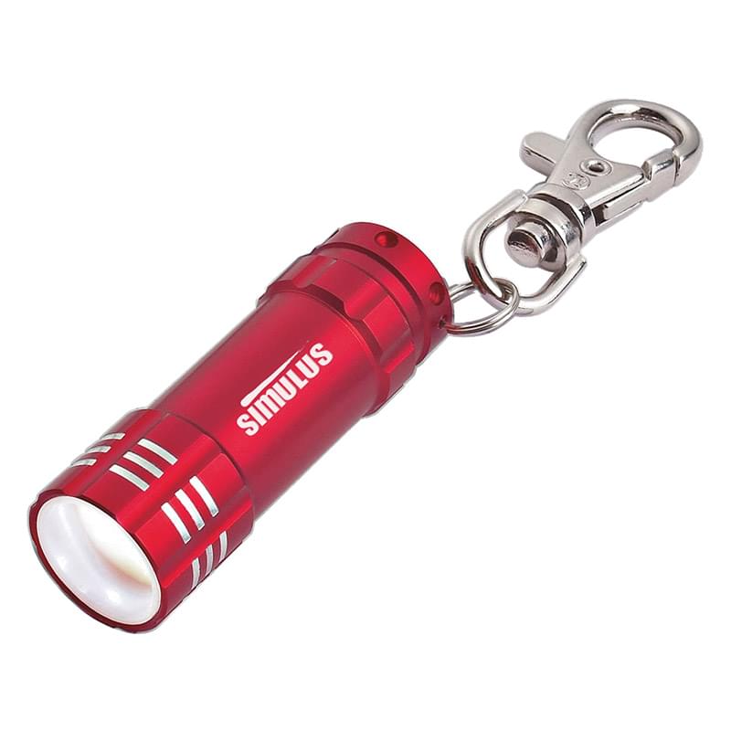 Miniature Flashlight Key Clip