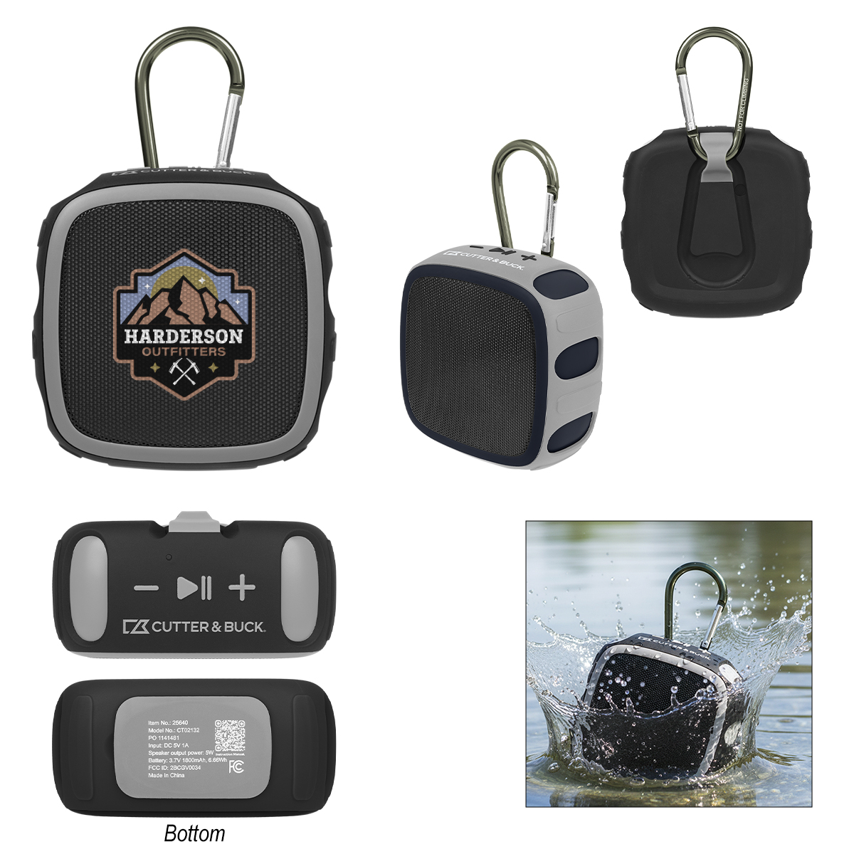 Cutter & Buck Waterproof Wireless Speaker