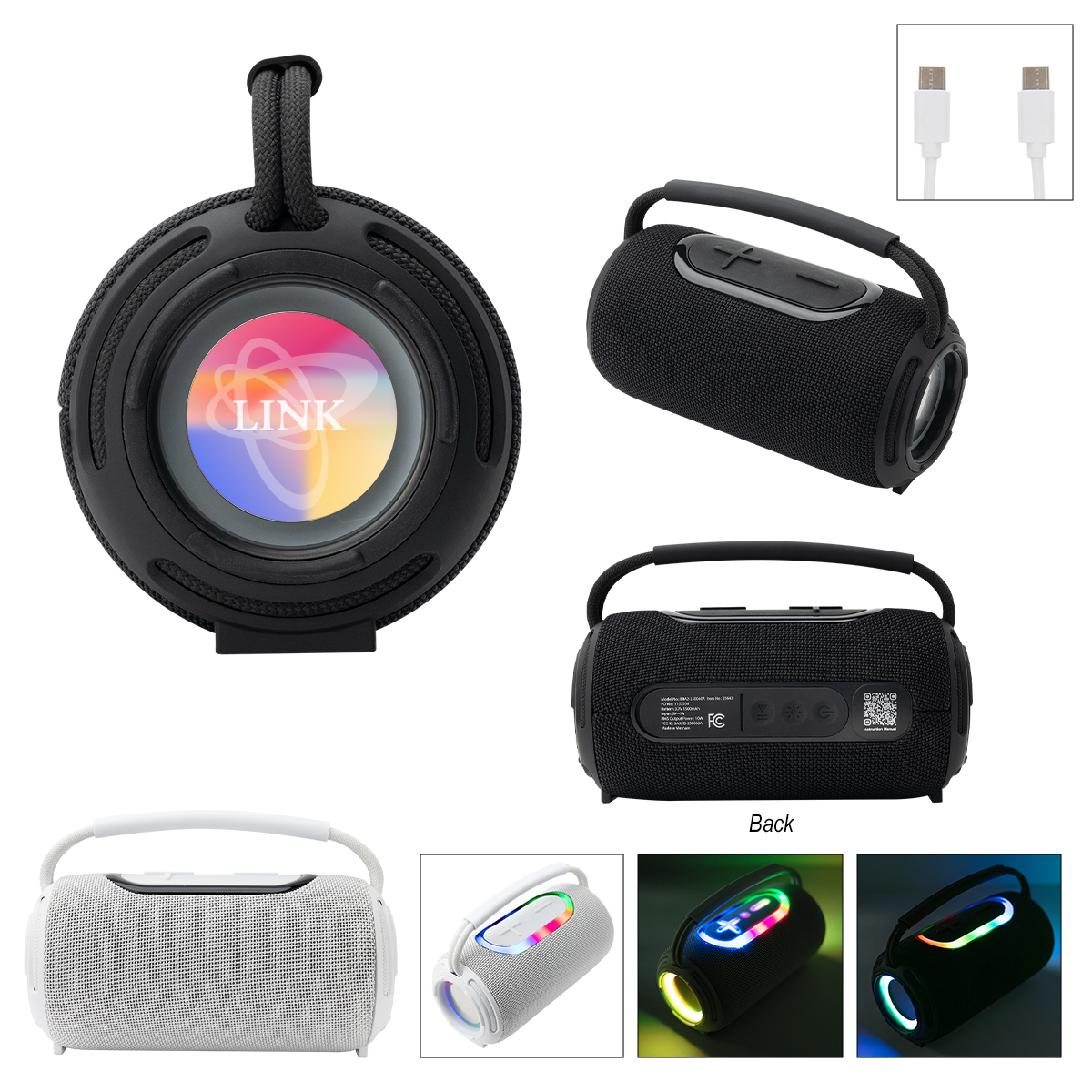 Super Bass rABS Speaker With Handle