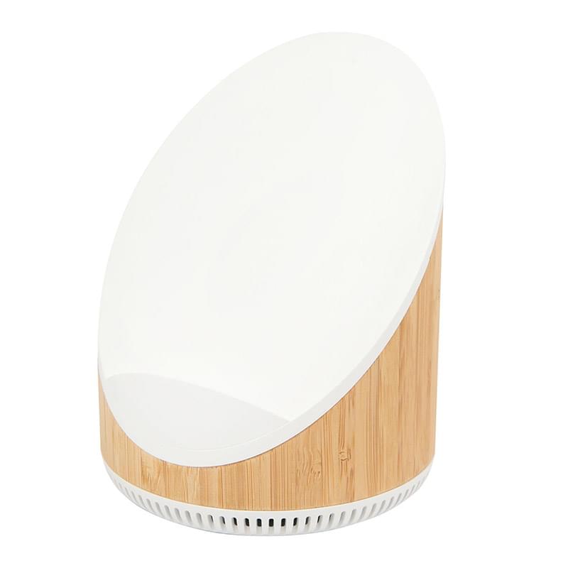 Light-up Bamboo Speaker & Wireless Charger