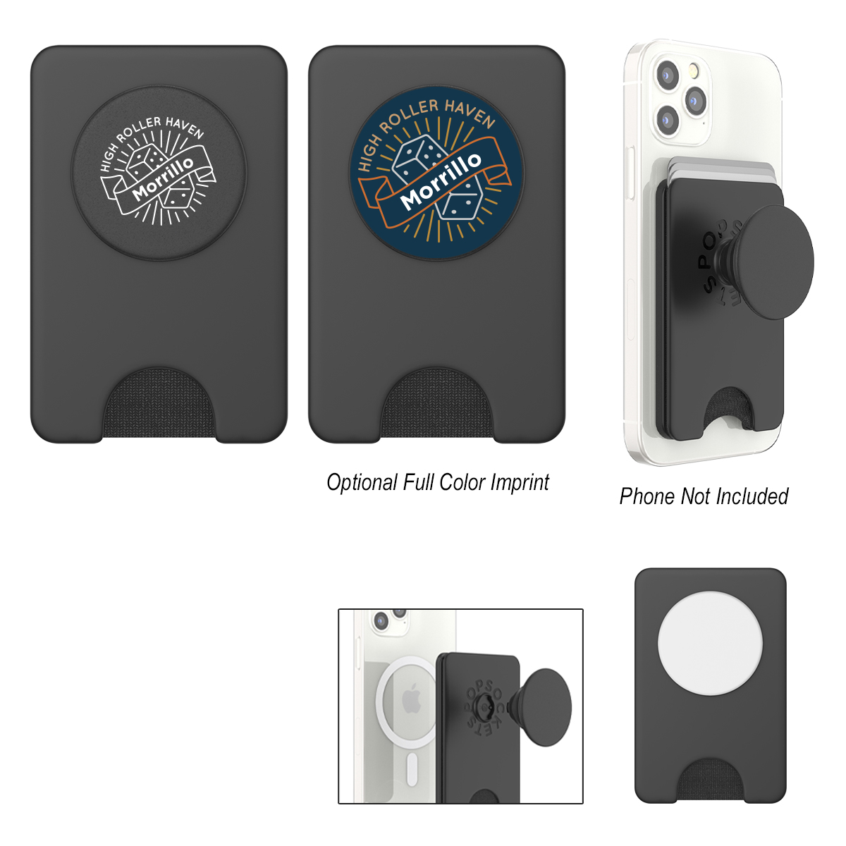 phone grips PopWallet+ for Magnetic Wireless Charging
