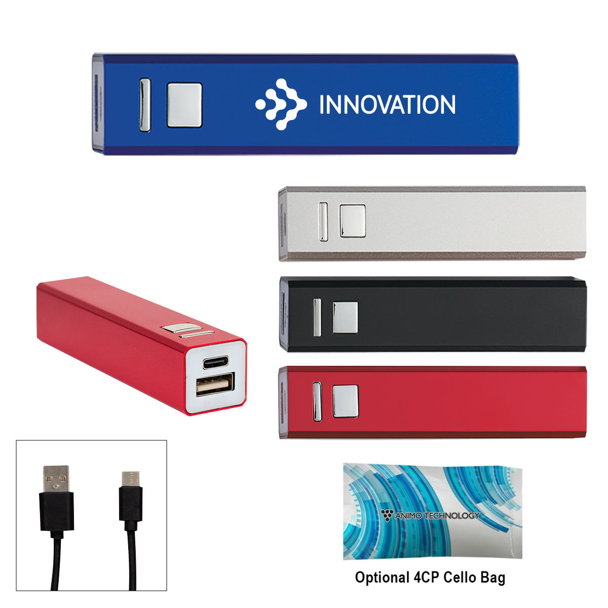 1,500 mAh On-The-Go Power Bank 2.0