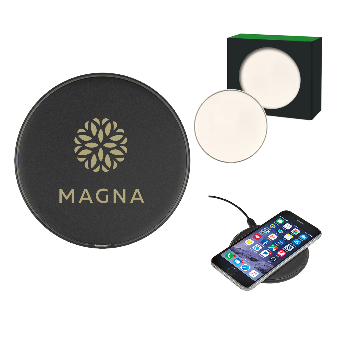 Wireless Phone Charging Pad With Custom Window Box