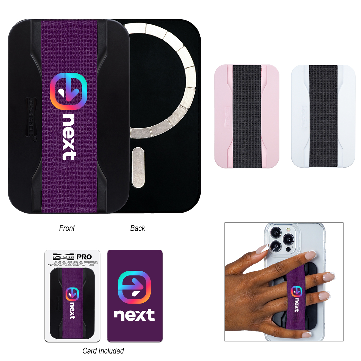 LoveHandle PRO Phone Grip For magnetic wireless charging