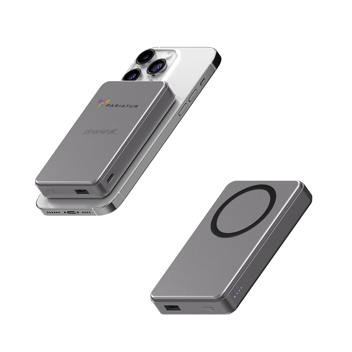 10,000 mAh PhoneSuit Elite Mag Wireless Battery Pack & Portable Pocket Charger