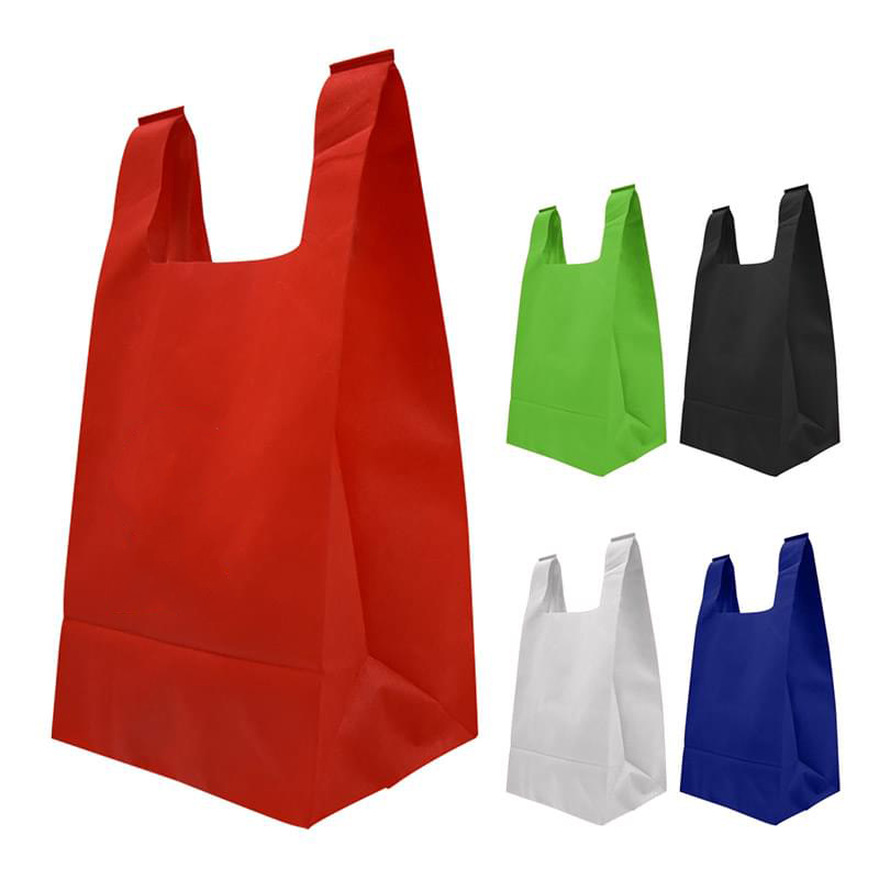 Reusable T-Shirt Style Non-Woven Tote Bag