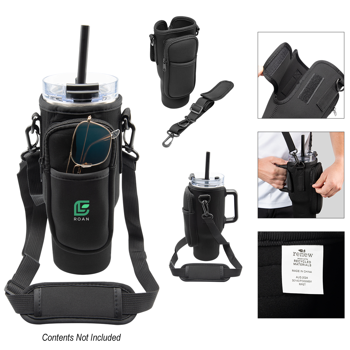 Intrepid 40 Oz. Tumbler rPET Sling With Pouch