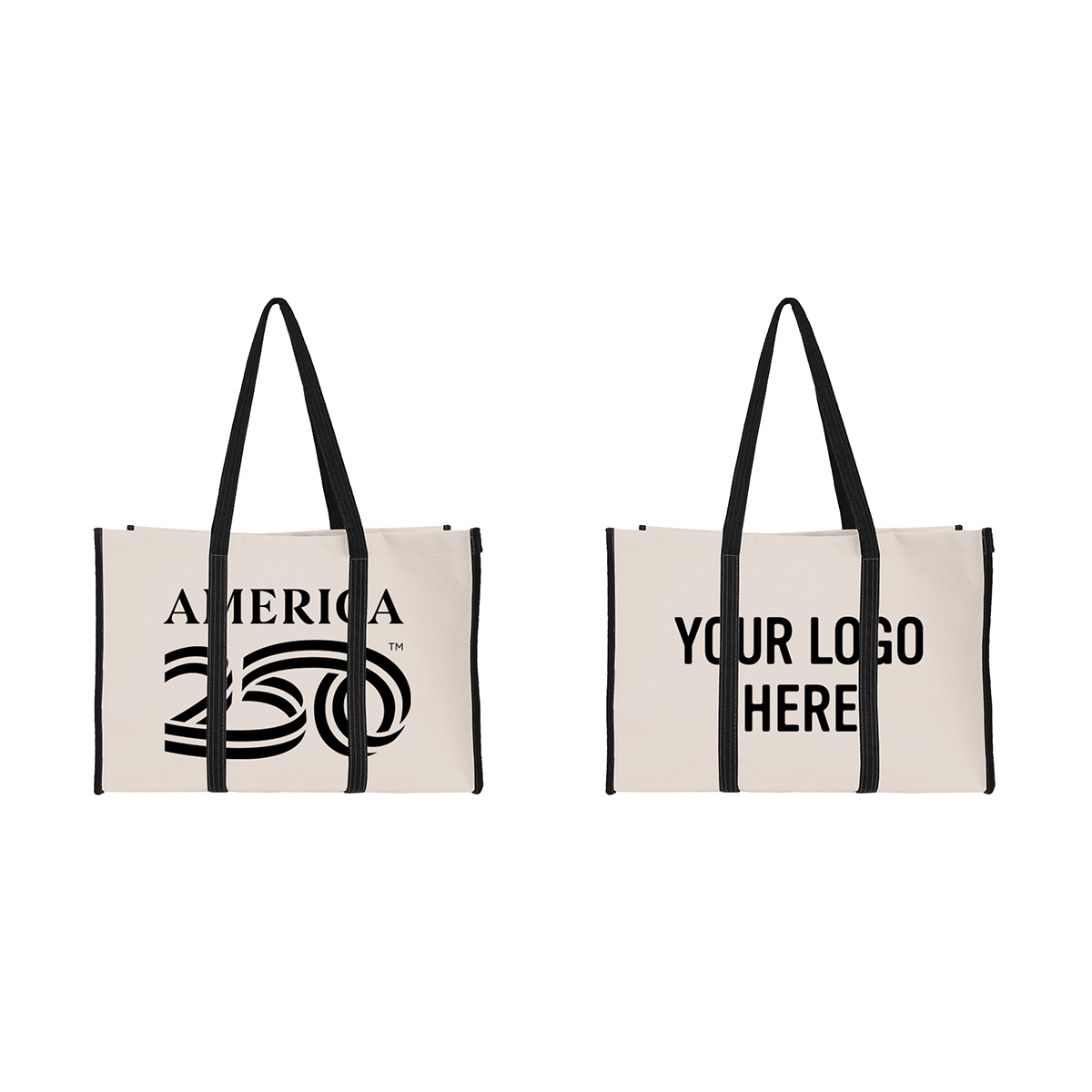 America250 Recycled Canvas Wrap Around Tote Bag