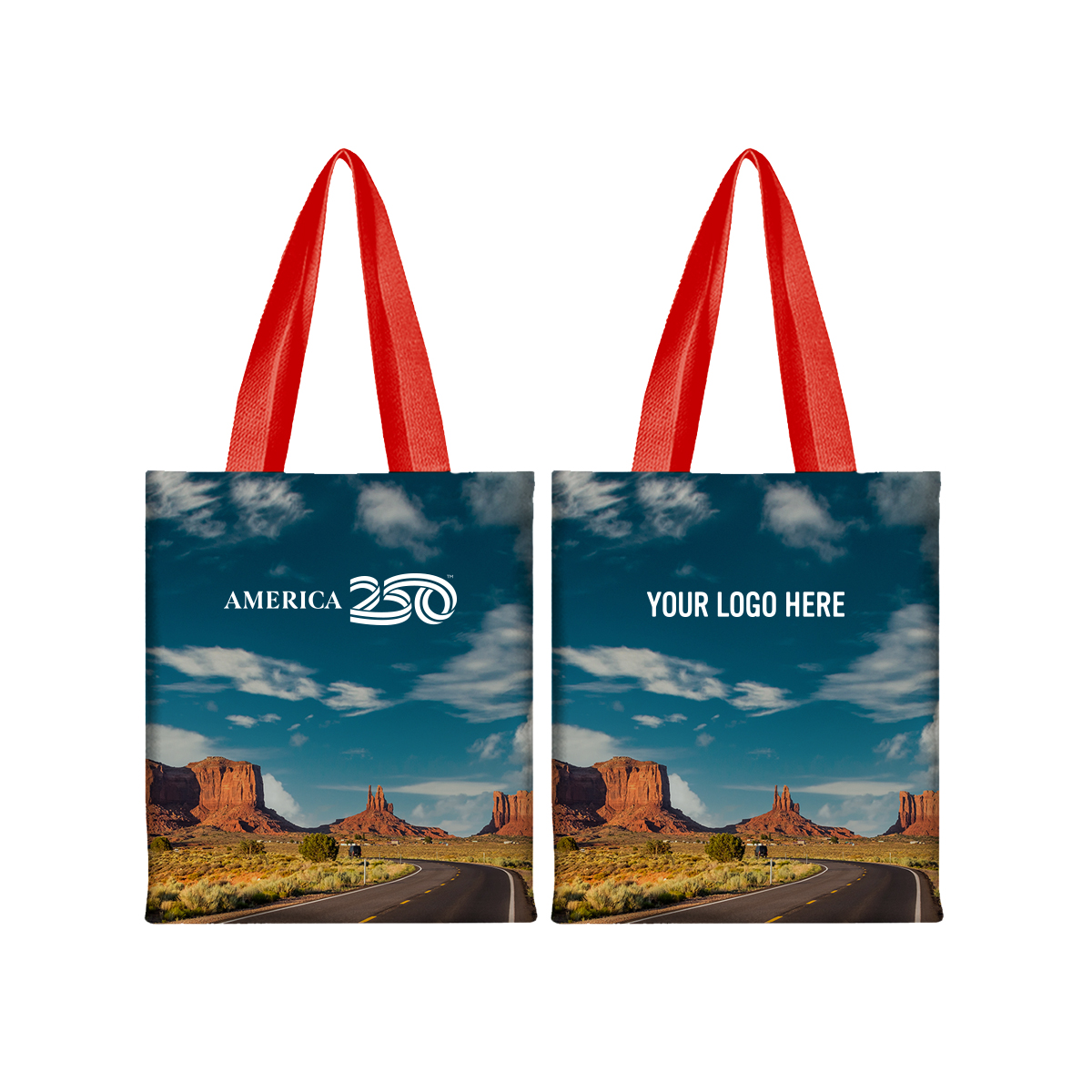 America250 Sublime Series rPET Magazine Tote Bag