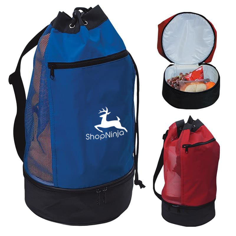 Beach Bag with an Insulated Compartment