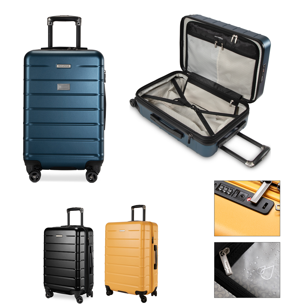 Ricardo Cambria 20\" Hardside Carry-On Expandable Spinner