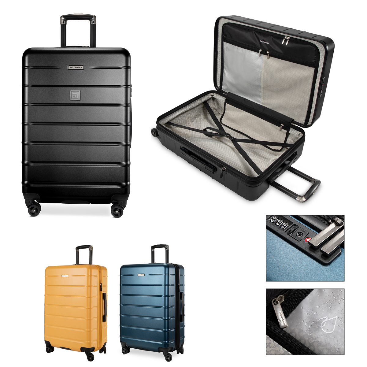 Ricardo Cambria Hardside 24\" Medium Check-In Expandable Spinner