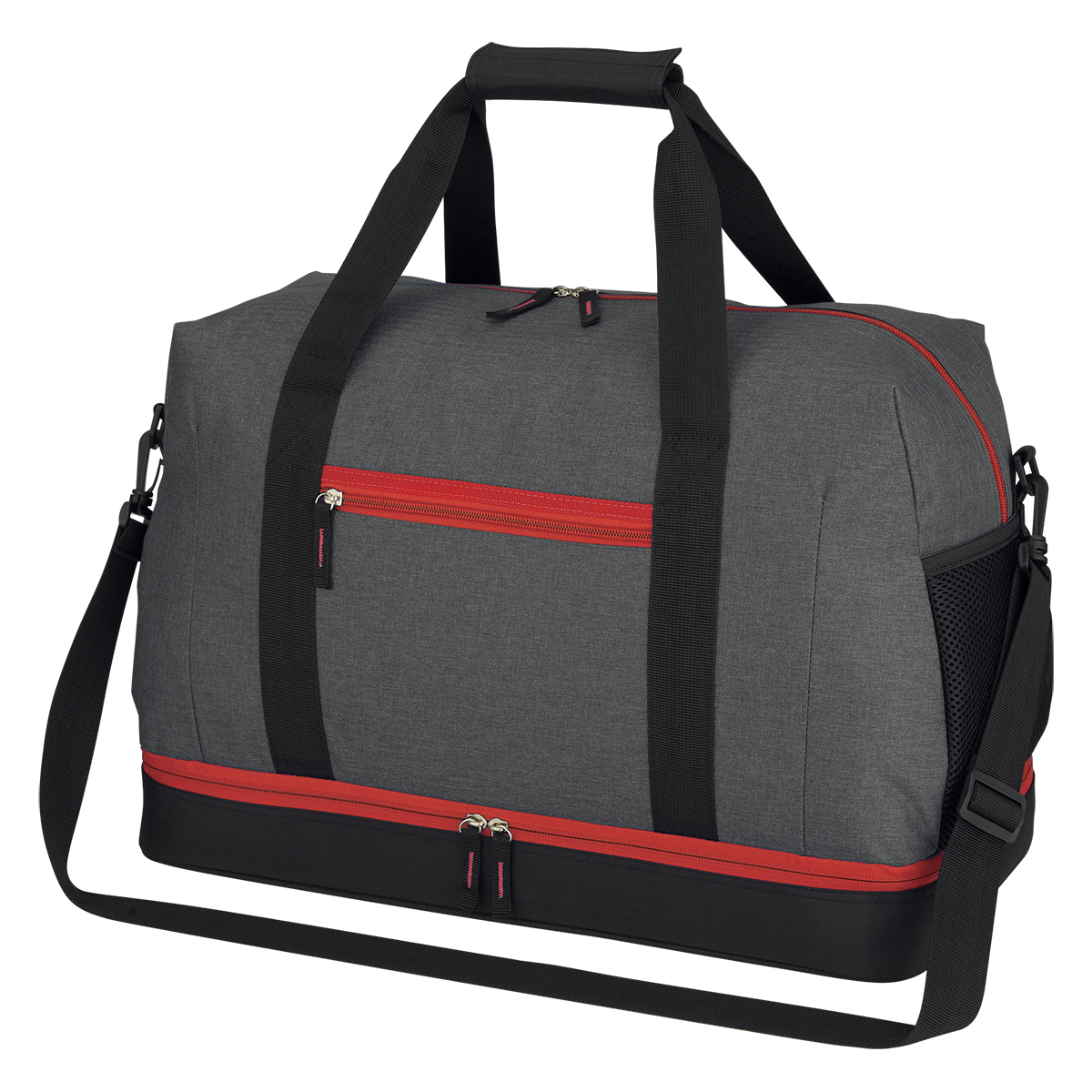 GRAY WITH RED