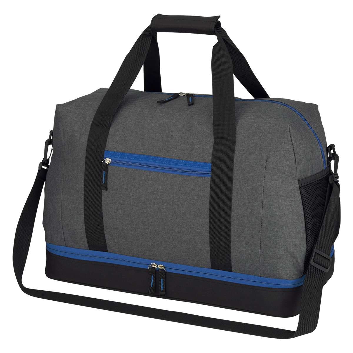 GRAY WITH ROYAL BLUE