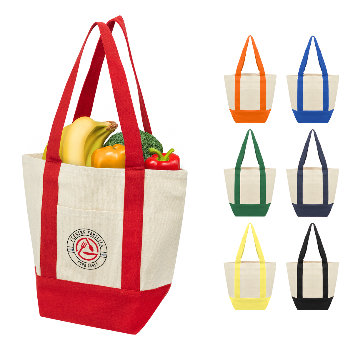 Small Starboard 10 oz. Recycled Cotton Canvas Tote