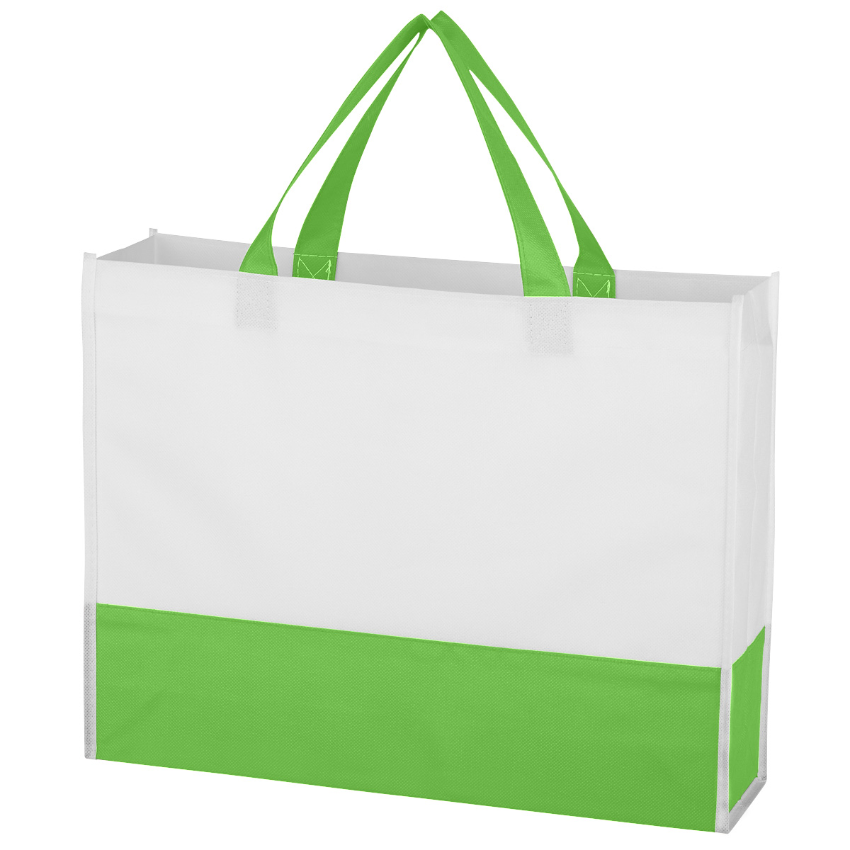 WHITE WITH GREEN