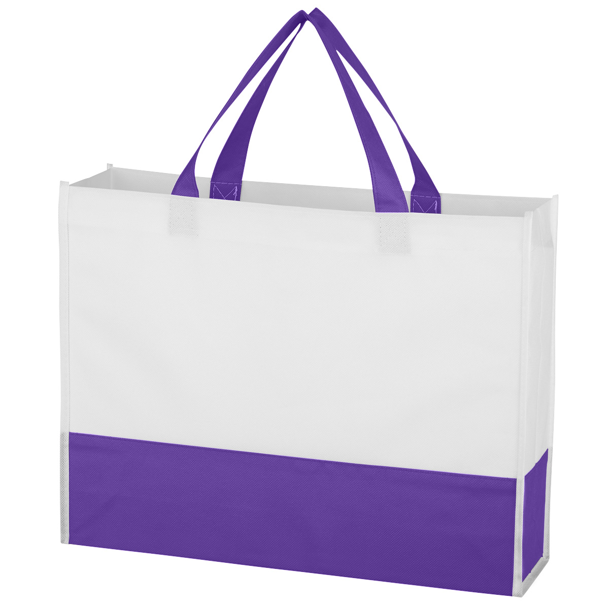 WHITE WITH PURPLE
