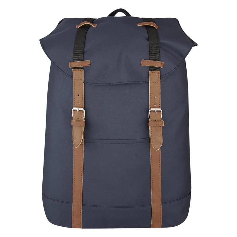 Top-Flapped Drawstring Backpack
