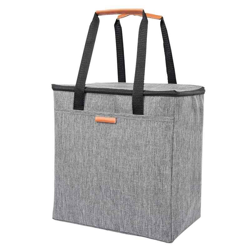 Polyester Heathered Cooler Tote Bag