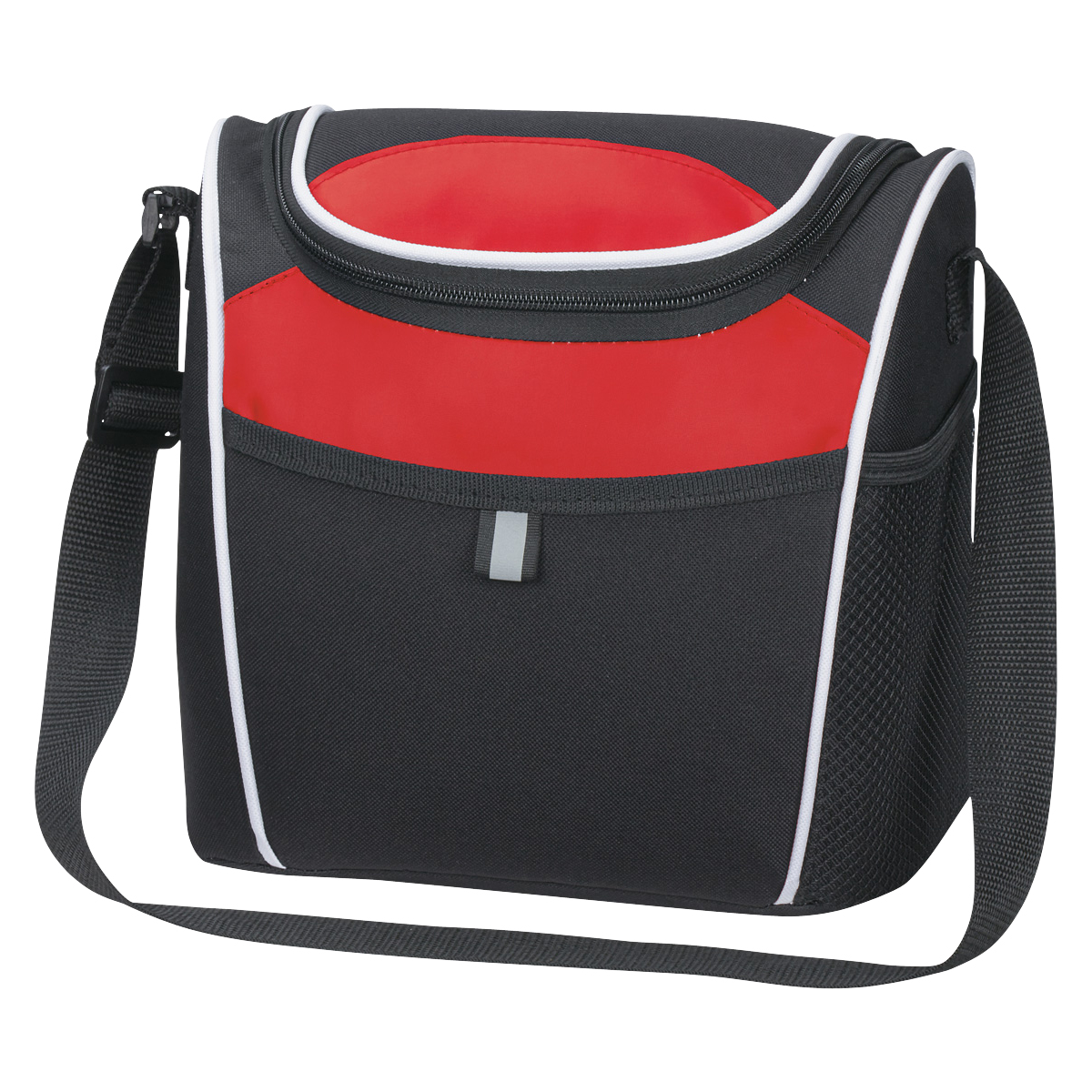 BLACK WITH RED
