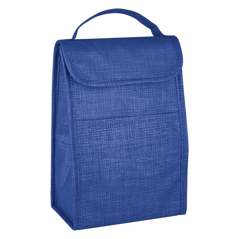 Crosshatch Non-Woven Lunch Bag