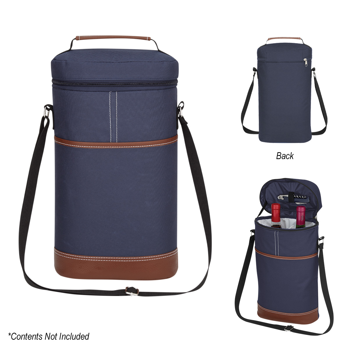 NAVY WITH BROWN