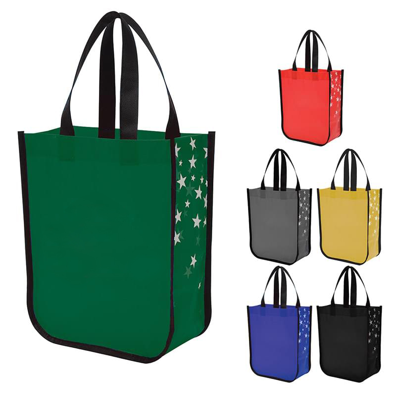 Star Struck Laminated Non-Woven Tote Bag