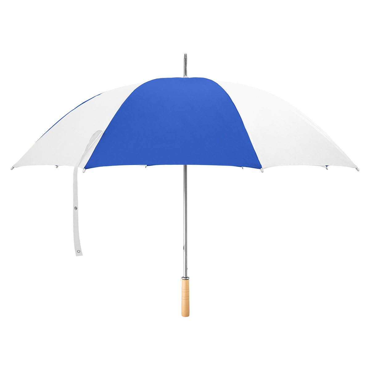 WHITE WITH BLUE