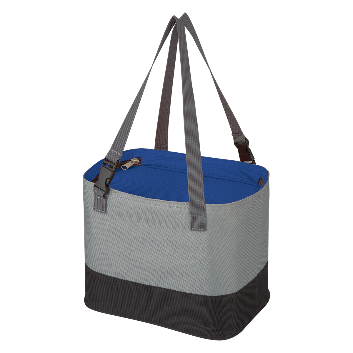 GRAY WITH ROYAL BLUE