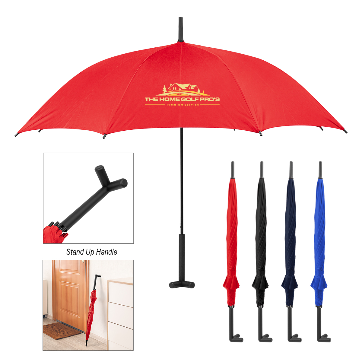 46\" Arc Umbrella With Prop Stand