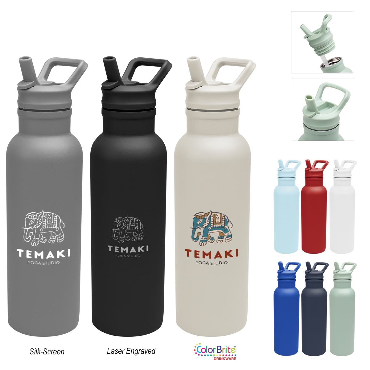 17 Oz. Hailey Recycled Stainless Steel Bottle