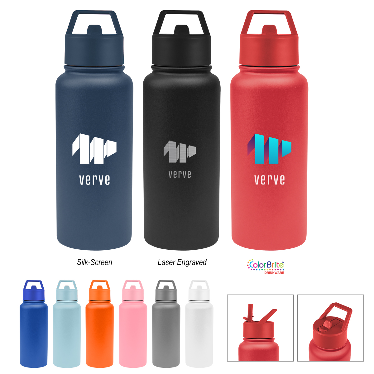 32 Oz. Jasper Recycled Stainless Steel Bottle