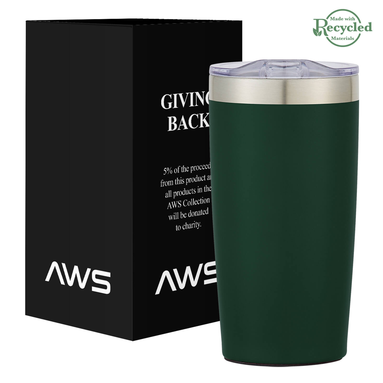 RECYCLED DARK GREEN
