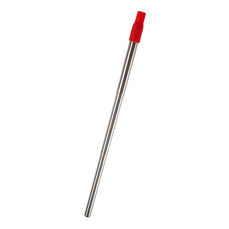 Greeting Card With Collapsible Stainless Steel Straw Kit