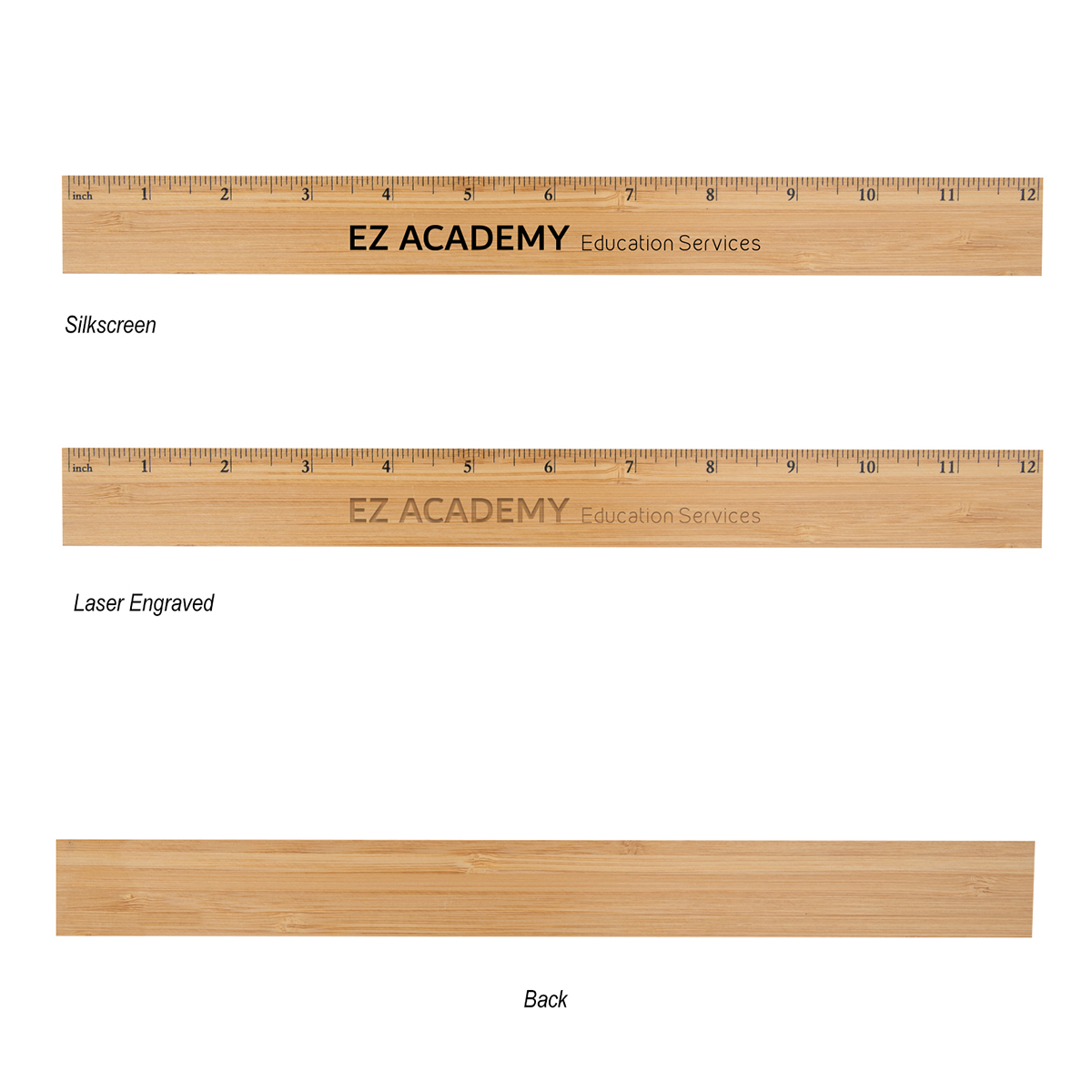 12\" Bamboo Ruler