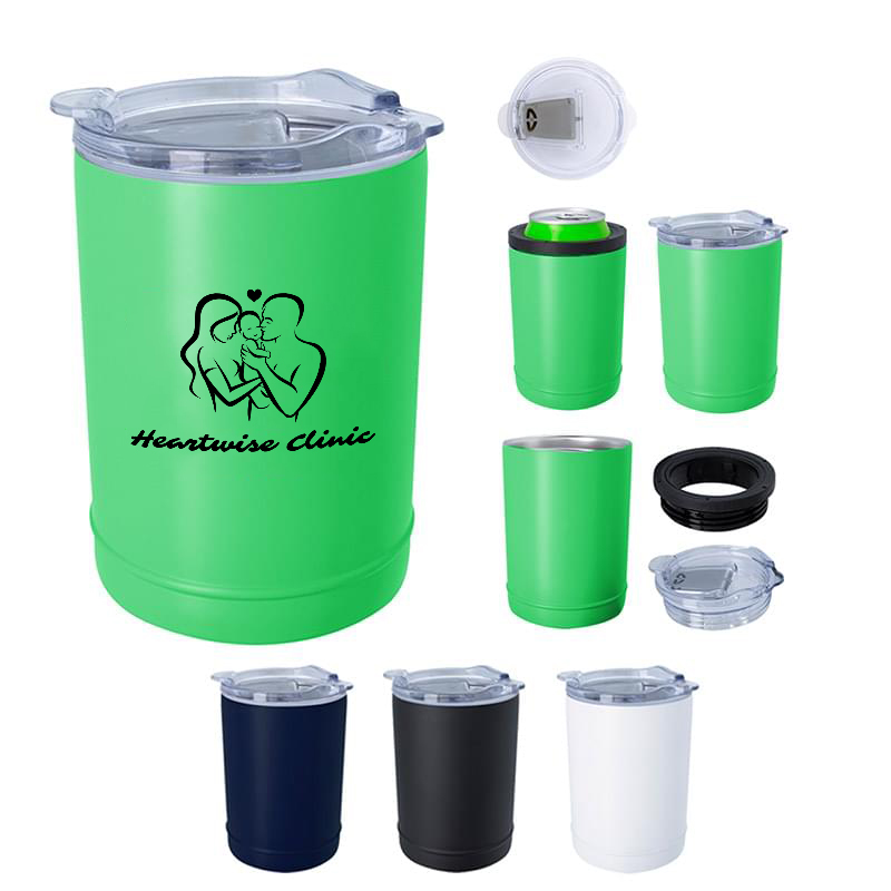 2-In-1 Copper Insulated Beverage Holder And Tumbler