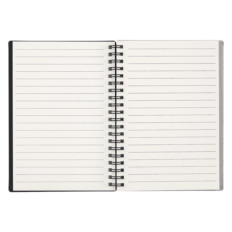 5" X 7" Rubbery Spiral Notebook