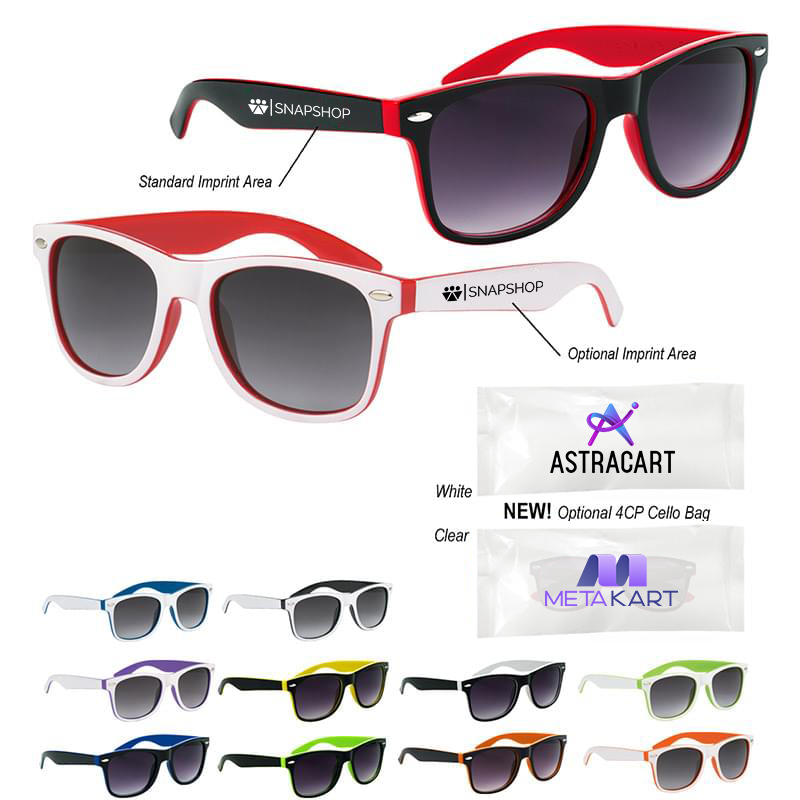 Two-Tone Malibu Sunglasses