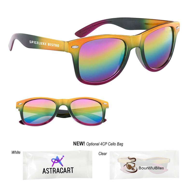 Rainbow-Themed Wanderers' Sunglasses