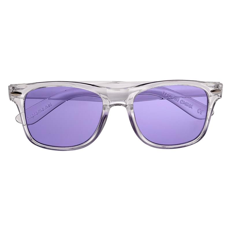 CLEAR MALIBU SUNGLASSES