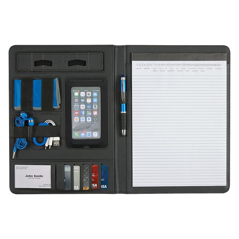 Heathered Padfolio with writing pad