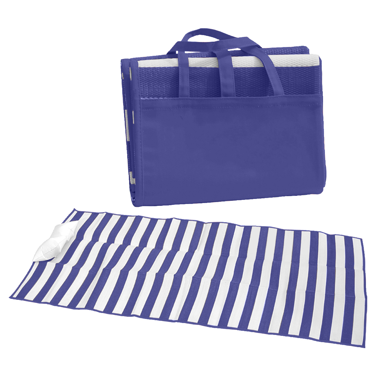 BLUE WITH WHITE