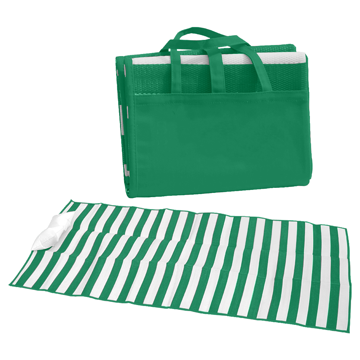 GREEN WITH WHITE