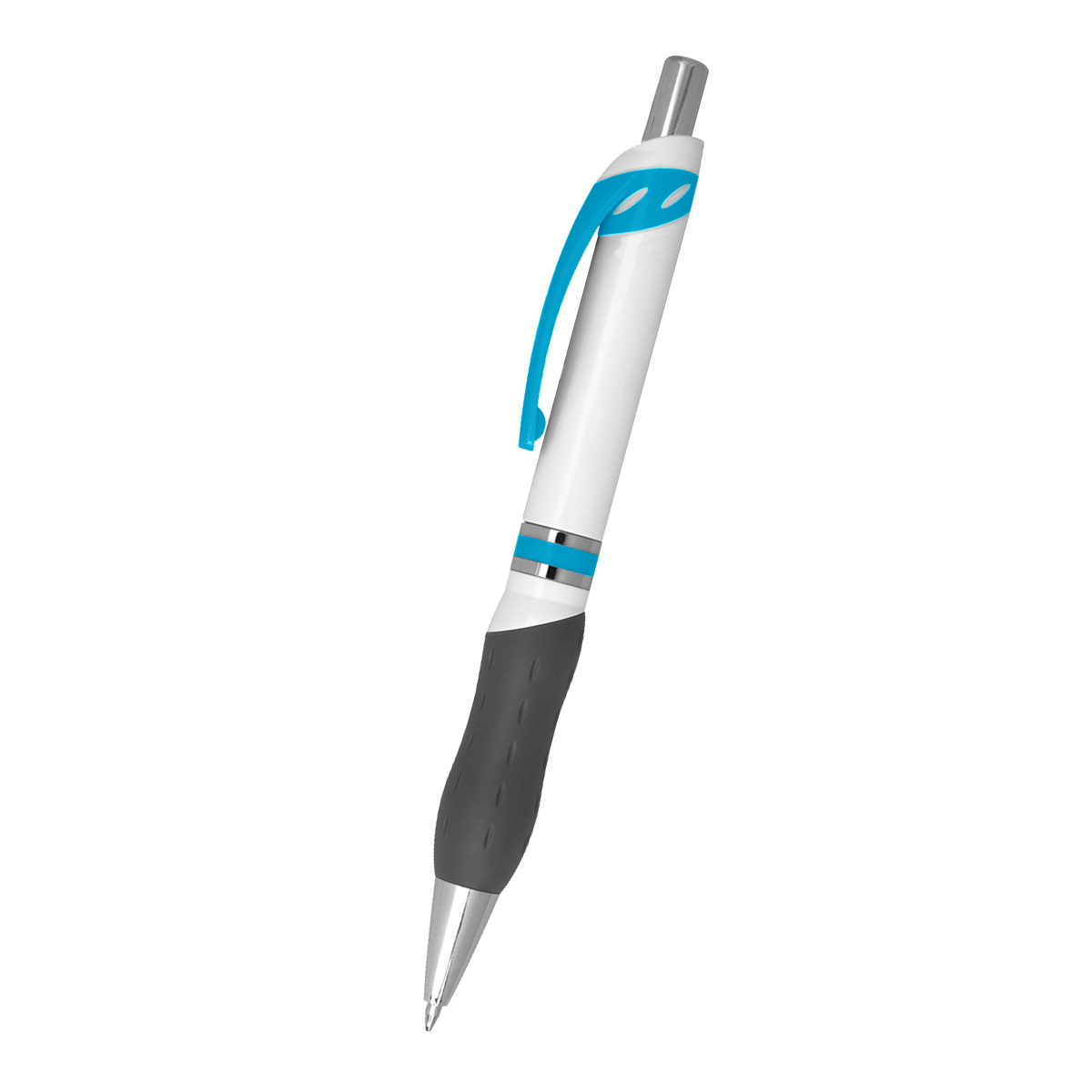WHITE WITH LIGHT BLUE