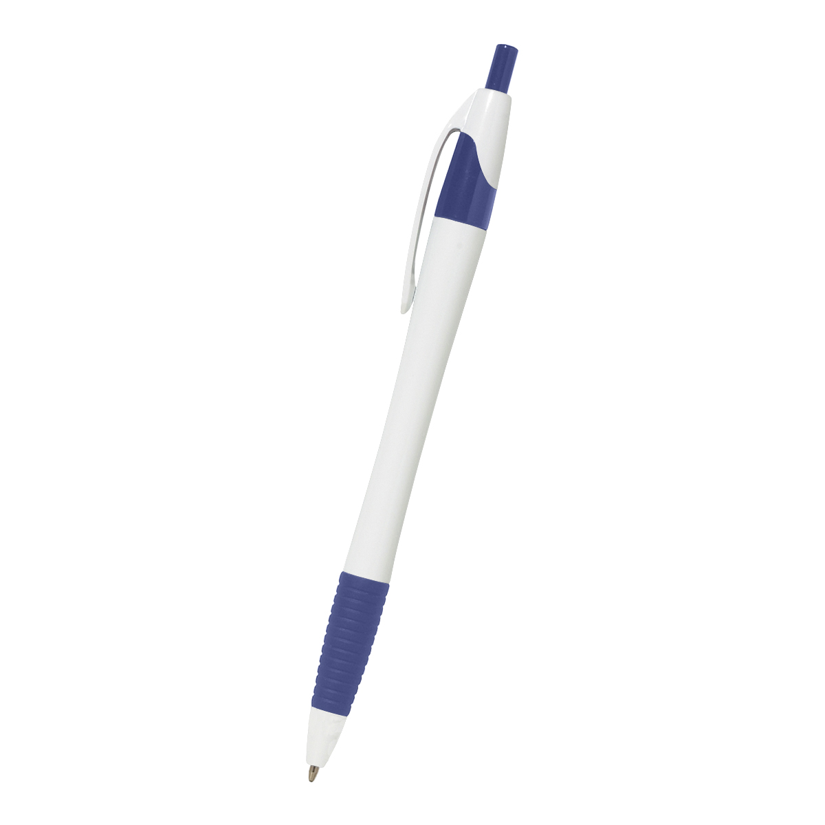 WHITE WITH BLUE