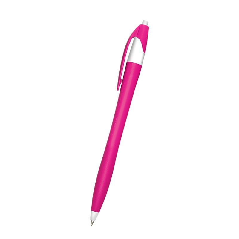 Colorful Pen with Silver Accent