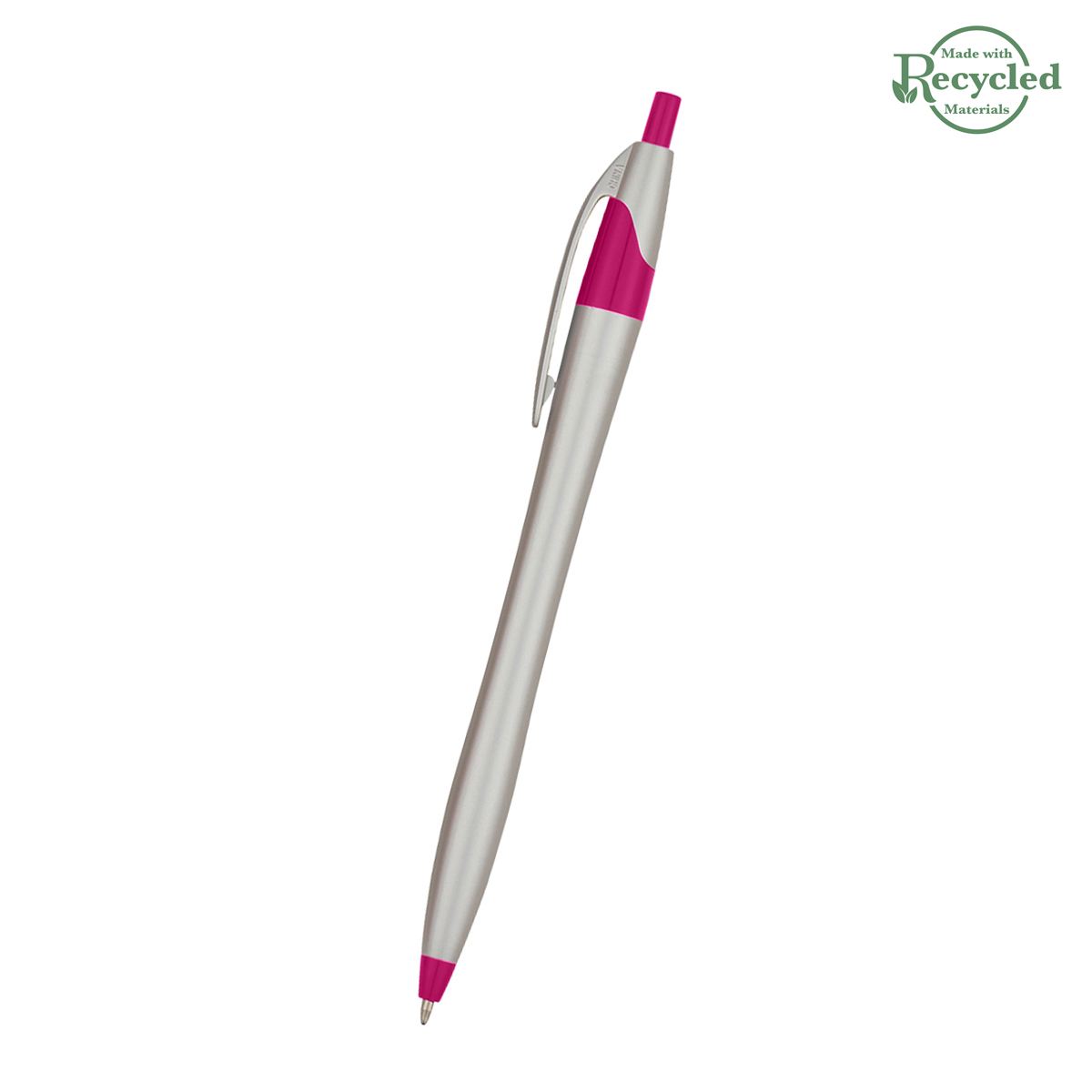 SILVER WITH FUCHSIA