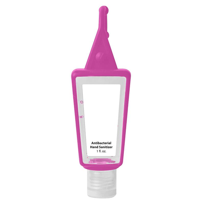 1 OZ. HAND SANITIZER IN SILICONE HOLDER