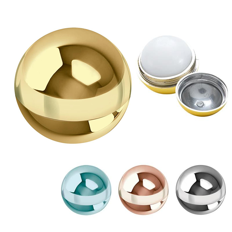 Metallic Ball-Encased Lip Moisturizer